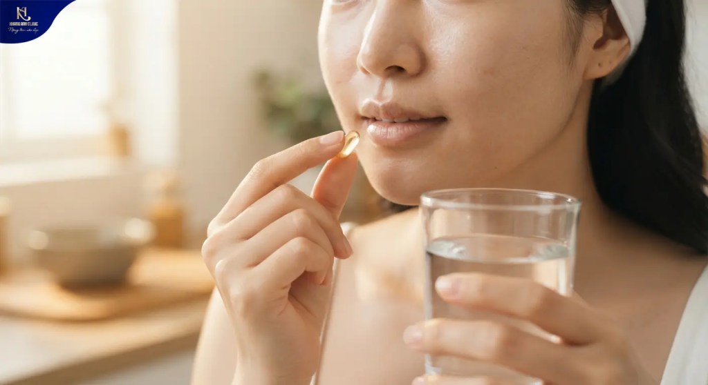 Uống kẽm bao lâu thì hết mụn nội tiết?